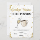 Search for funny office party invitations Goodbye tension hello pension