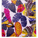 Search for banana leaf shower curtains Black