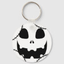Search for scary face key rings Pumpkin