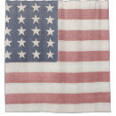 Search for vintage american flag shower curtains Red white and blue