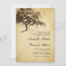 Search for vintage oak tree wedding invitations Autumn