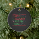 Search for naughty santa christmas tree decorations Animal