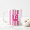 Search for pink and white stripes mugs Elegant