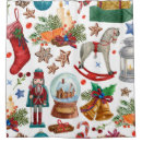 Search for vintage christmas shower curtains Xmas