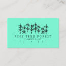 Search for pine tree business cards Forest
