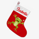 Search for frog christmas stockings Green