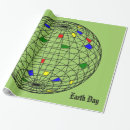 Search for earth day wrapping paper Globe