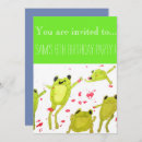 Search for frog birthday invitations Animals