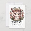Search for colourful owls cards Whimsical