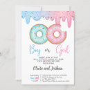 Search for doughnut gender reveal invitations Doughnut want to miss
