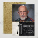 Search for mens 70th birthday invitations Elegant
