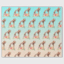 Search for giraffes wrapping paper Watercolor