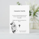 Search for charity thank you cards Death