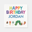 Search for very hungry caterpillar napkins Eric carle birthday tableware