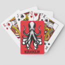 Search for kraken playing cards Octopus