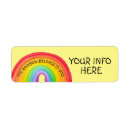 Search for belongs to return address labels Rainbow