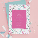 Search for colourful confetti invitations Teal