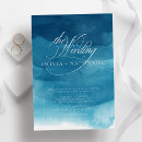 Search for navy blue watercolor invitations Simple