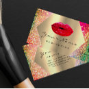 Search for red lips Glitter