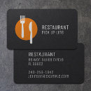 Search for food delivery business cards Restaurant