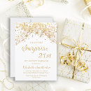 Search for gold birthday invitations sparkle