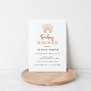 Search for rainbow baby shower invitations Terracotta