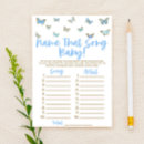 Search for butterfly baby shower games Girl