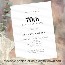 Search for 70th birthday female Modern