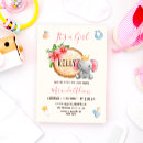 Search for watercolor elephant baby shower invitations Trendy