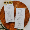 Search for sunflower wedding programmes Summer