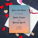 Search for orange blue save the dates Modern