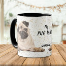 Search for cute pug mugs Funny