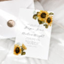 Search for rustic sunflower wedding invitations Botanical
