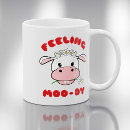 Search for cartoon cow mugs Moo