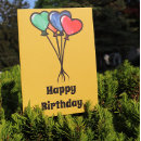 Search for party balloons cards Heart