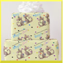 Search for baby gender reveal wrapping paper Pink and blue
