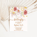 Search for a little butterfly is on the way baby shower invitations For her