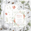 Search for poinsettia invitations Business