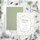 Search for pine needle invitations Green