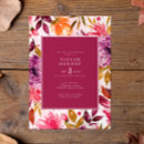 Search for magenta bridal shower invitations Flowers