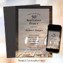 Search for whiskey invitations Black and gold