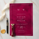 Search for watercolor wedding invitations burgundy
