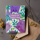 Search for cat mothers day cards Purple