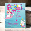 Search for unicorn pool party invitations Kids