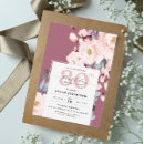 Search for watercolor birthday invitations Eucalyptus