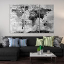 Search for black and white world map posters Travel