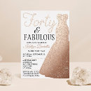Search for 40 and fabulous invitations Stylish