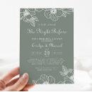 Search for boho rehearsal dinner invitations The night before