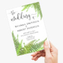 Search for ferns wedding invitations Simple