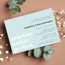 Search for practice makes perfect invitations Typography
